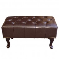 ΤΑΜΠΟΥΡΕ ΥΠΟΠΟΔΙΟ T.CHESTERFIELD EMMA HM226.01 PU 80x46x42Y εκ.ΣΚ.ΚΑΦΕ