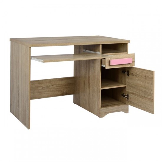 ΓΡΑΦΕΙΟ PLAYROOM SONAMA+ ΡΟΖ ΧΕΡΟΥΛΙ HM11154 110X55X76.5