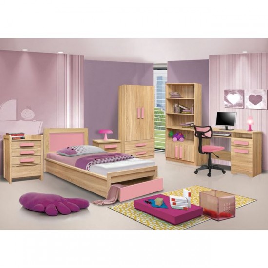 ΓΡΑΦΕΙΟ PLAYROOM SONAMA+ ΡΟΖ ΧΕΡΟΥΛΙ HM11154 110X55X76.5