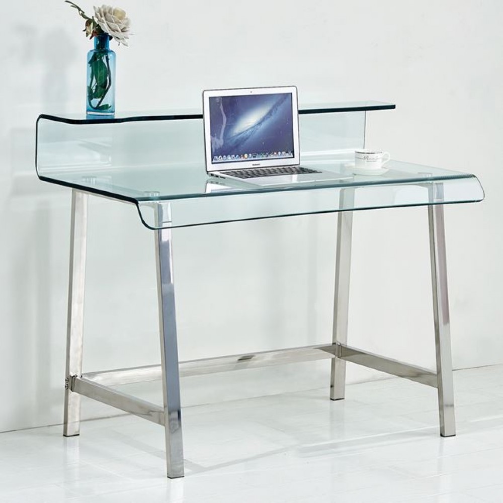 стеклянные компьютерные и письменные столы