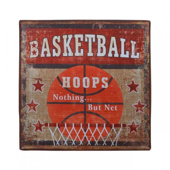 ΣΚΑΜΠΩ ΑΠΟ PU ΜΕ ΑΠΟΘΗΚΕΥΤΙΚΟ ΧΩΡΟ BASKETBALL 38X38X38 HM8129