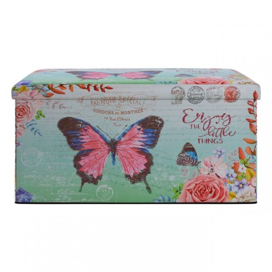 ΣΚΑΜΠΩ ΑΠΟ PU ΜΕ ΑΠΟΘΗΚΕΥΤΙΚΟ ΧΩΡΟ BUTTERFLY 80X40X40 HM8132