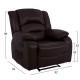 ΠΟΛΥΘΡΟΝΑ COMFORT RELAX ΜΕ ΜΗΧΑΝΙΣΜΟ MASSAGE HM8317.02 ΚΑΦΕ PU