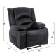 ΠΟΛΥΘΡΟΝΑ COMFORT RELAX ΜΕ ΜΗΧΑΝΙΣΜΟ MASSAGE HM8317.01 ΜΑΥΡΟ PU