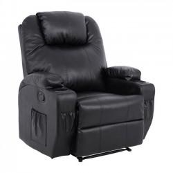 ΠΟΛΥΘΡΟΝΑ COMFORT  RELAX ΜΕ ΜΗΧΑΝΙΣΜΟ HM8318.01 ΜΕ PU ΜΑΥΡΟ