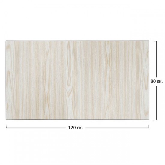 ΕΠΙΦΑΝΕΙΑ ΤΡΑΠΕΖΙΟΥ ΑΠΟ MDF 120Χ80 HM8440.03 ΔΡΥΣ ΜΑΥΡΟ