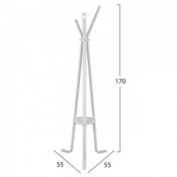 ΚΑΛΟΓΕΡΟΣ ΞΥΛΙΝΟΣ ΜΕ 3 ΠΟΔΙΑ HM8414.01 STAN ΛΕΥΚΟΣ