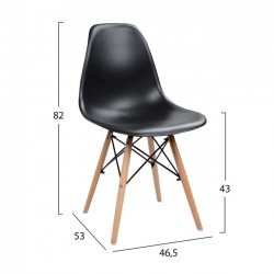 ΣΕΤ ΤΡΑΠΕΖΑΡΙΑΣ 5ΤΜΧ HM10343 ΤΡΑΠΕΖΙ 110X70 & 4 ΚΑΡΕΚΛΕΣ TWIST