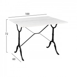 ΤΡΑΠΕΖΙ ΜΕ ΒΑΣΗ ΑΠΟ ΜΑΝΤΕΜΙ HM464 ΜΕ ΜΑΡΜΑΡΟ 100x60x72Υ εκ.