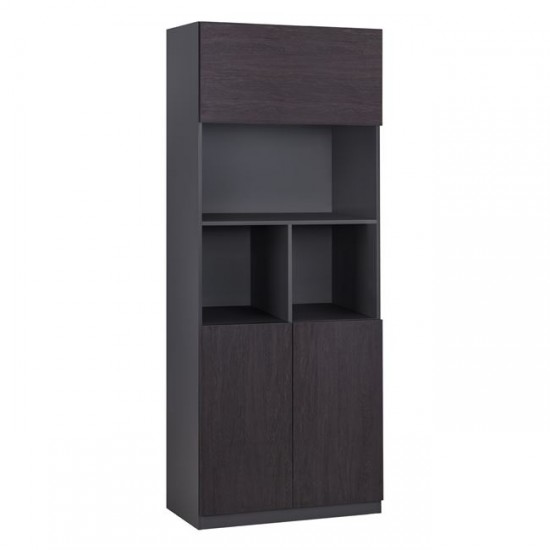 ΒΙΒΛΙΟΘΗΚΗ ΓΡΑΦΕΙΟΥ ΕΠΑΓΓΕΛΜΑΤΙΚΗ ROSEWOOD HM2089 80Χ40Χ200Υ εκ.