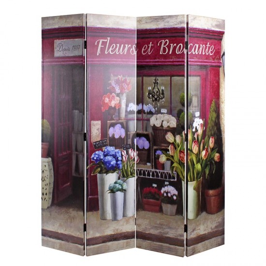 ΠΑΡΑΒΑΝ FLEURS ET BROCANTE 154Χ180